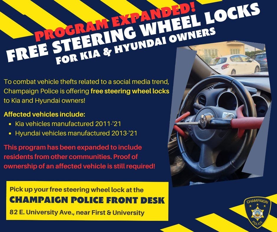Champaign Steering Wheel Lock